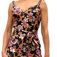 Vestido longo floral feminino Sam Edelman vermelho tamanho 0