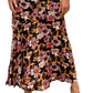 Vestido longo floral feminino Sam Edelman vermelho tamanho 0