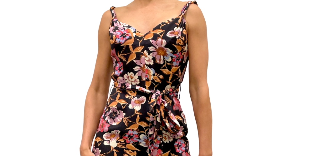 Vestido longo floral feminino Sam Edelman vermelho tamanho 0