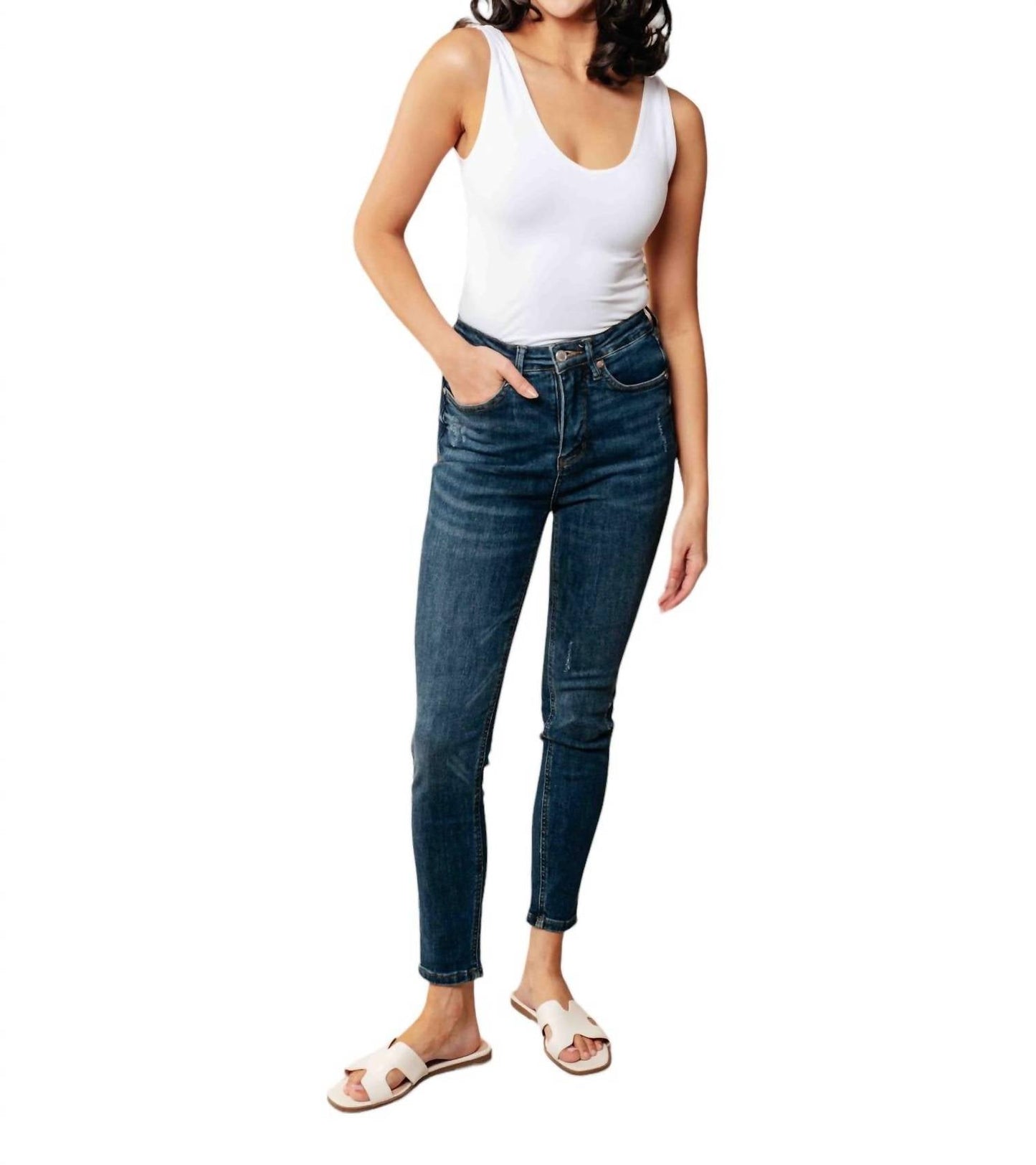 Judy Blue - Cora High Rise Control Top Skinny Jeans