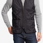 Colete Barbour Masculino Relaxed Fit com Zíper e Forro Preto Tamanho Grande