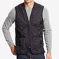Colete Barbour Masculino Relaxed Fit com Zíper e Forro Preto Tamanho Grande