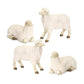 White tabletop sheep figurine (set of 4)
