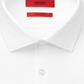 Camisa social masculina Hugo Boss Slim Fit lisa, branca, tamanho 15,5 x 32 x 33