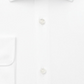 Camisa social masculina Hugo Boss Slim Fit lisa, branca, tamanho 15,5 x 32 x 33