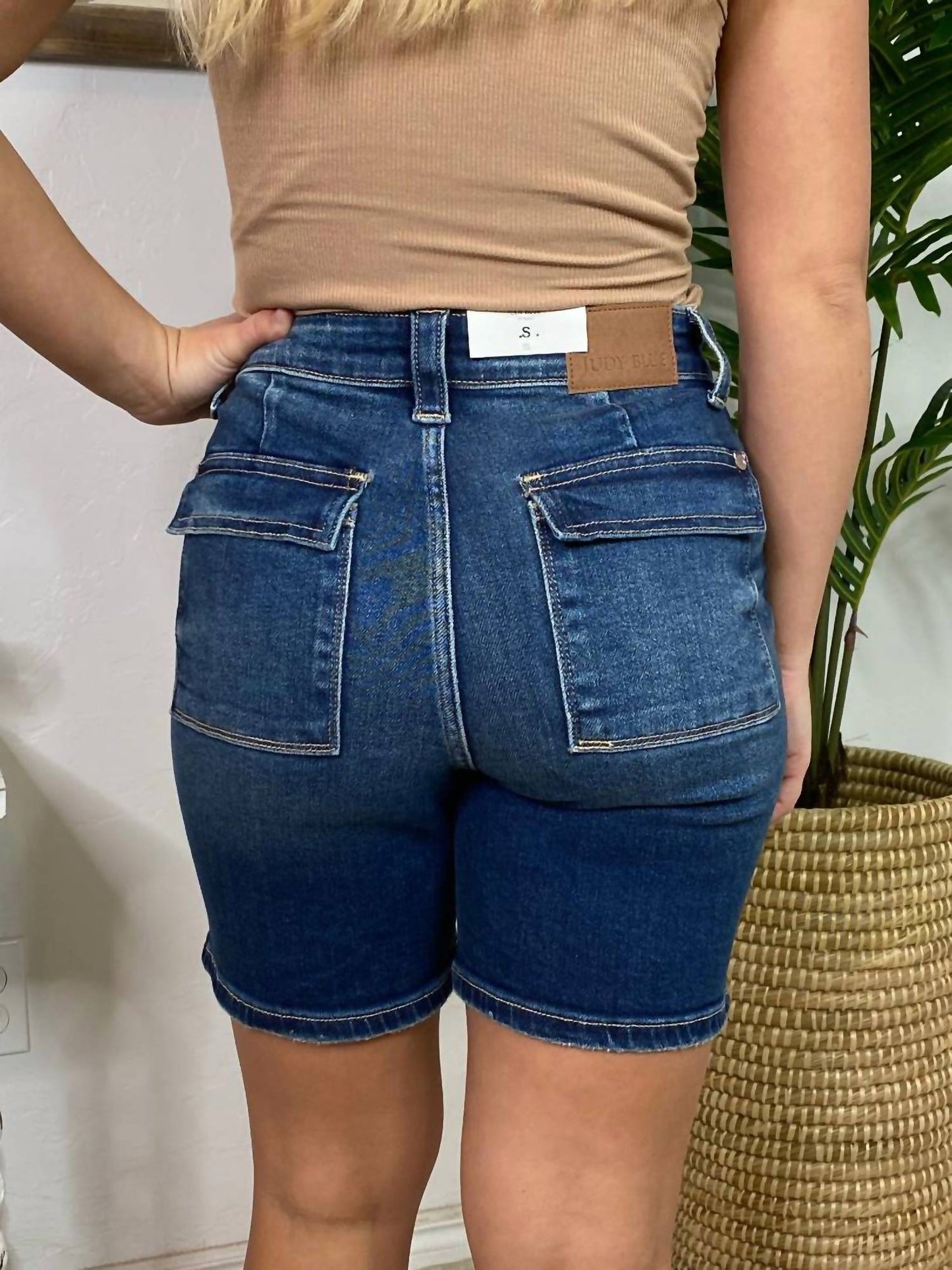 judy-blue-dark-bermuda-shorts