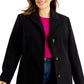 Casaco feminino Maralyn &amp; Me com abotoamento simples, preto, tamanho 3X