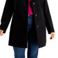 Casaco feminino Maralyn &amp; Me com abotoamento simples, preto, tamanho 3X