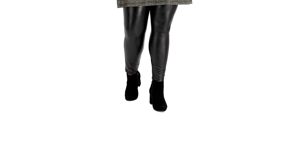 Casaco feminino Maralyn &amp; Me com abotoamento simples, preto, tamanho 3X