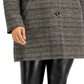 Casaco feminino Maralyn &amp; Me com abotoamento simples, preto, tamanho 3X