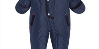 Carrinho de bebê com capuz e pés acolchoados para meninos S Rothschild &amp; Co., azul, tamanho 9, MOS