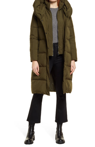 Casaco acolchoado feminino Ralph Lauren, verde, tamanho grande