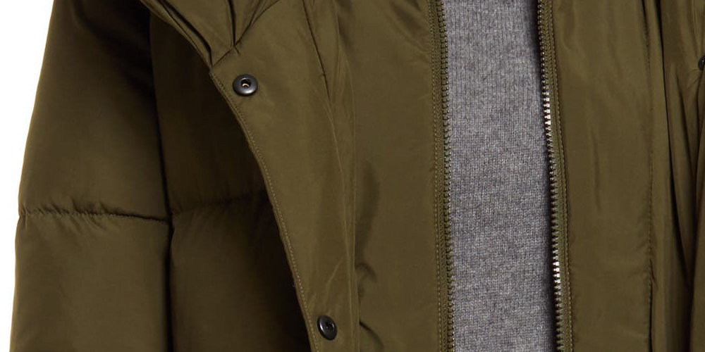 Casaco acolchoado feminino Ralph Lauren, verde, tamanho grande