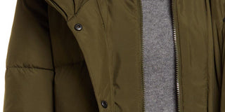 Casaco acolchoado feminino Ralph Lauren, verde, tamanho grande