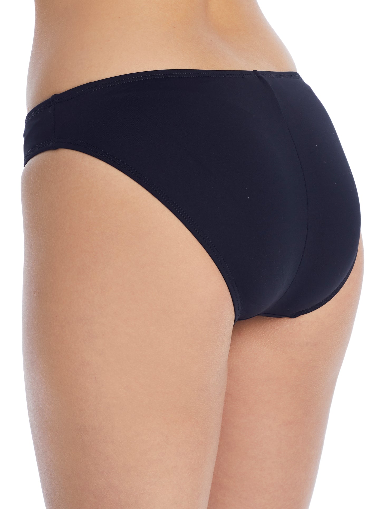 Calcinha de biquíni clássica feminina La Blanca, preta