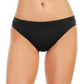 Calcinha de biquíni clássica feminina La Blanca, preta
