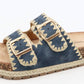 Bamboo - Women's Espadrille Embroidered Sandals