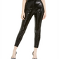 Calça skinny feminina com lantejoulas da INC International Concepts, preta, tamanho XX-G