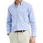 Camisa social masculina Club Room Regular Fit Algodão Oxford Azul Tamanho 15,5X34X35