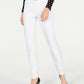 Calça jeans skinny feminina INC International Concepts, branca, tamanho 2, pequena