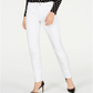 Calça jeans skinny feminina INC International Concepts, branca, tamanho 2, pequena