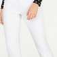 Calça jeans skinny feminina INC International Concepts, branca, tamanho 2, pequena