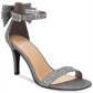 Material Girl Sandálias Femininas Beverly Glitter Texturizadas Cinza Tamanho 8,5 M