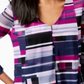 Blusa de malha assimétrica drapeada feminina Alfani, azul, tamanho pequeno P