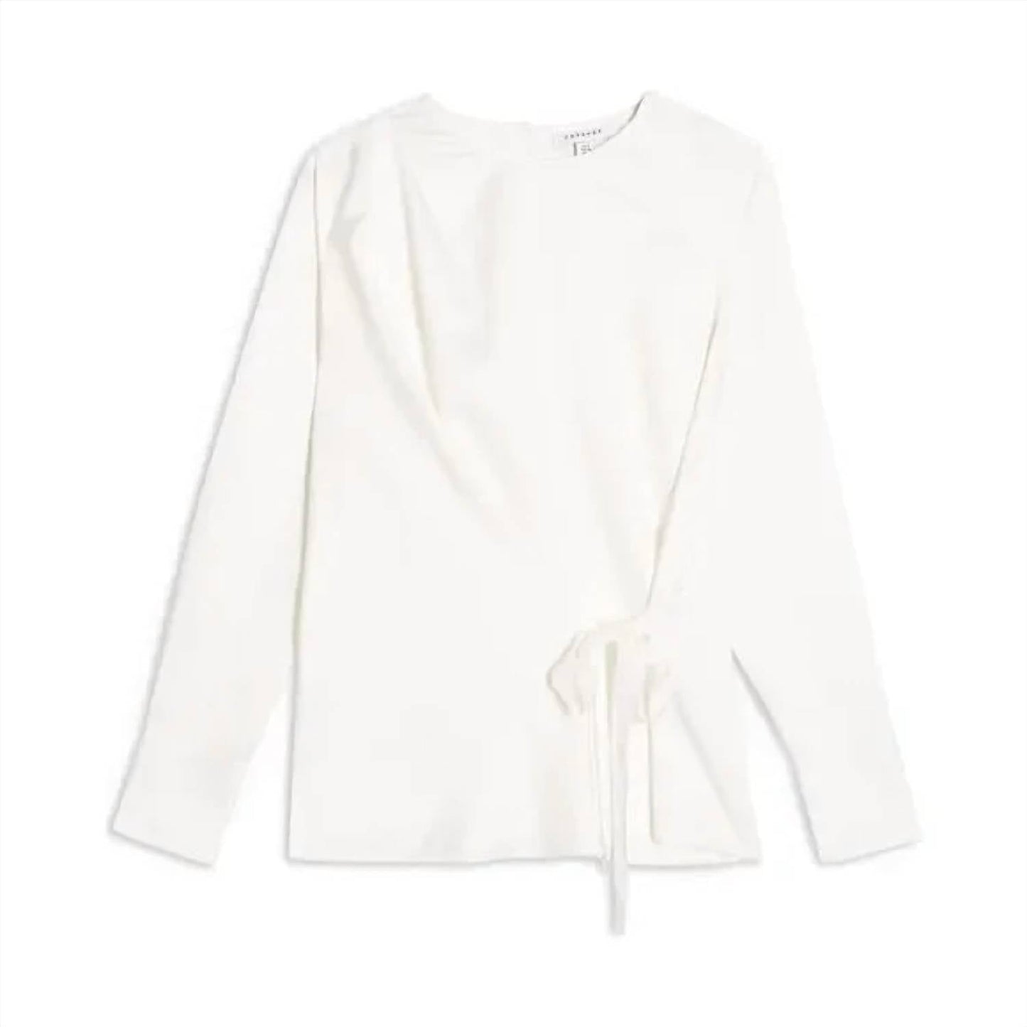 Topshop - Satin Waist Tie Blouse