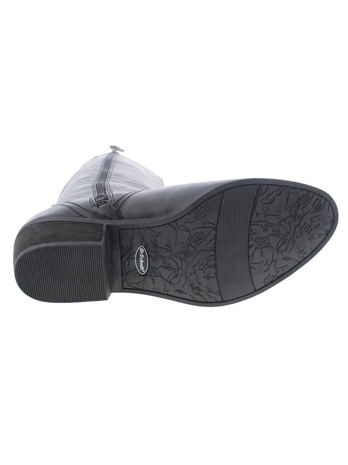 Botas altas femininas Dr. Scholl's Brilliance pretas, tamanho 7,5 M