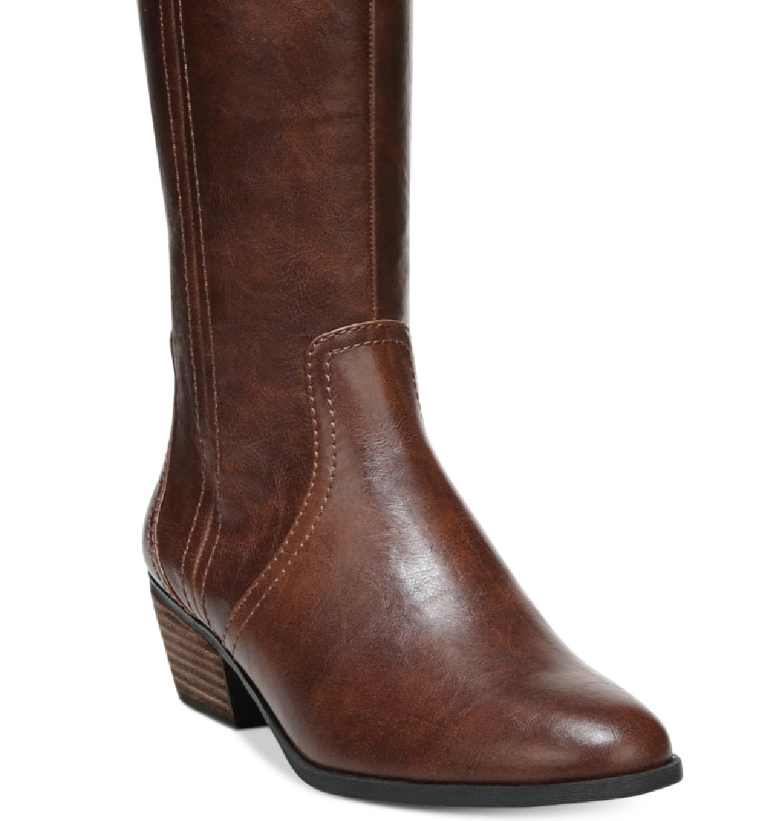 Botas femininas Dr. Scholl's Brilliance Wide Calf Tall, vermelhas, tamanho 7,5 M