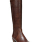 Botas femininas Dr. Scholl's Brilliance Wide Calf Tall, vermelhas, tamanho 7,5 M