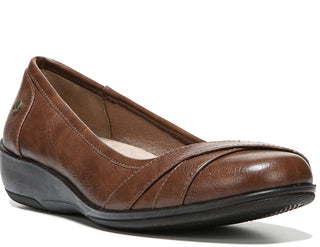 Sapatilhas Lifestride Loyal Ballerina Femininas Marrom Tamanho 8,5 M