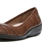 Sapatilhas Lifestride Loyal Ballerina Femininas Marrom Tamanho 8,5 M