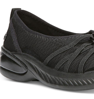 Bzees Niche Slip On Flat Feminino Preto Tamanho 6 M