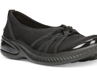 Bzees Niche Slip On Flat Feminino Preto Tamanho 9,5
