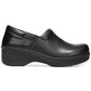 Tamancos de trabalho antiderrapantes Dr. Scholl's Dynamo femininos, pretos, tamanho 10 M