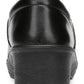 Tamancos de trabalho antiderrapantes Dr. Scholl's Dynamo femininos, pretos, tamanho 10 M