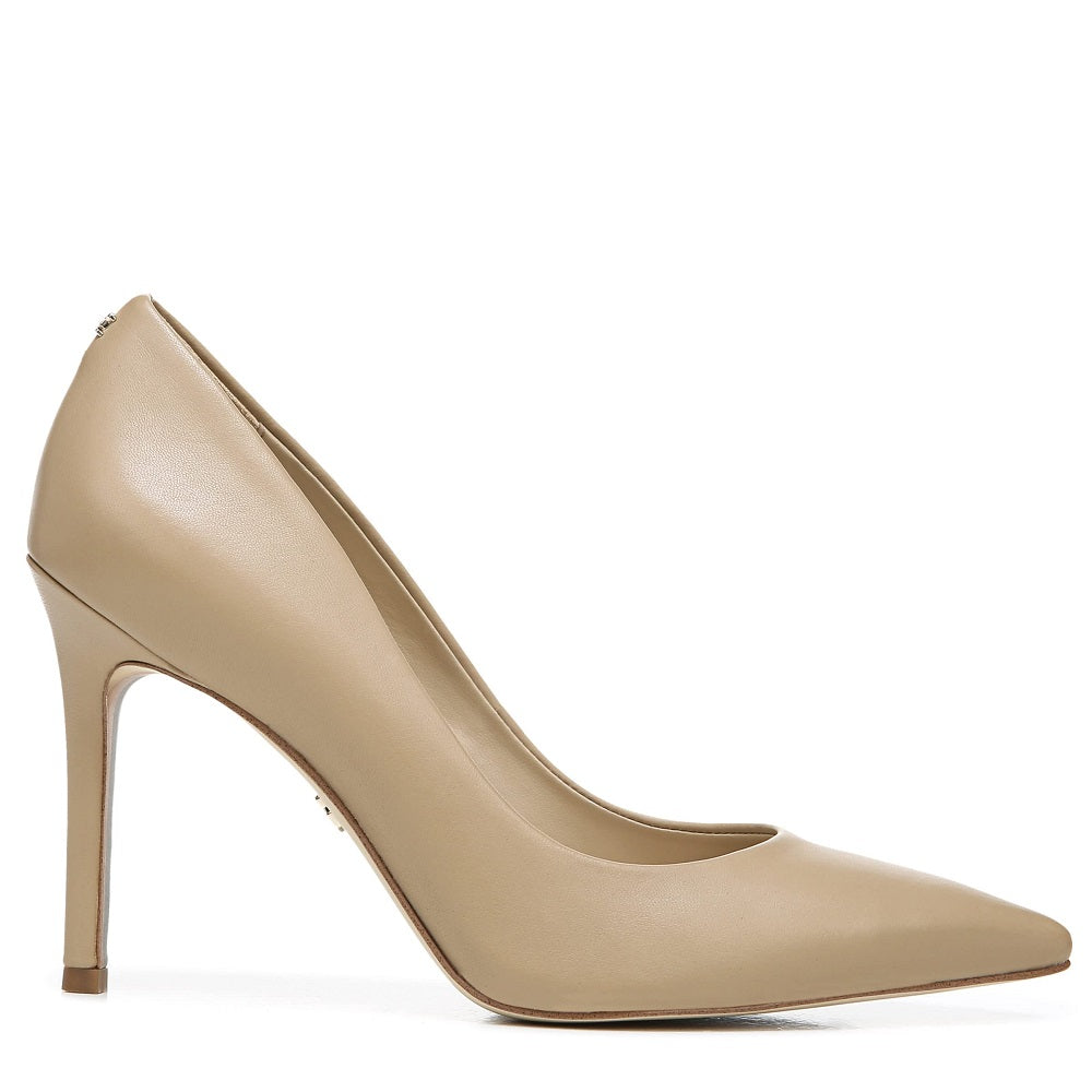 Sam Edelman Scarpin Feminino Hazel Bico Fino Bege Tamanho 6,5 M