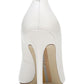 Sam Edelman Scarpin Feminino Hazel Bico Fino Branco Tamanho 7,5 W