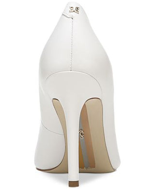 Sam Edelman Scarpin Feminino Hazel Bico Fino Branco Tamanho 7,5 W
