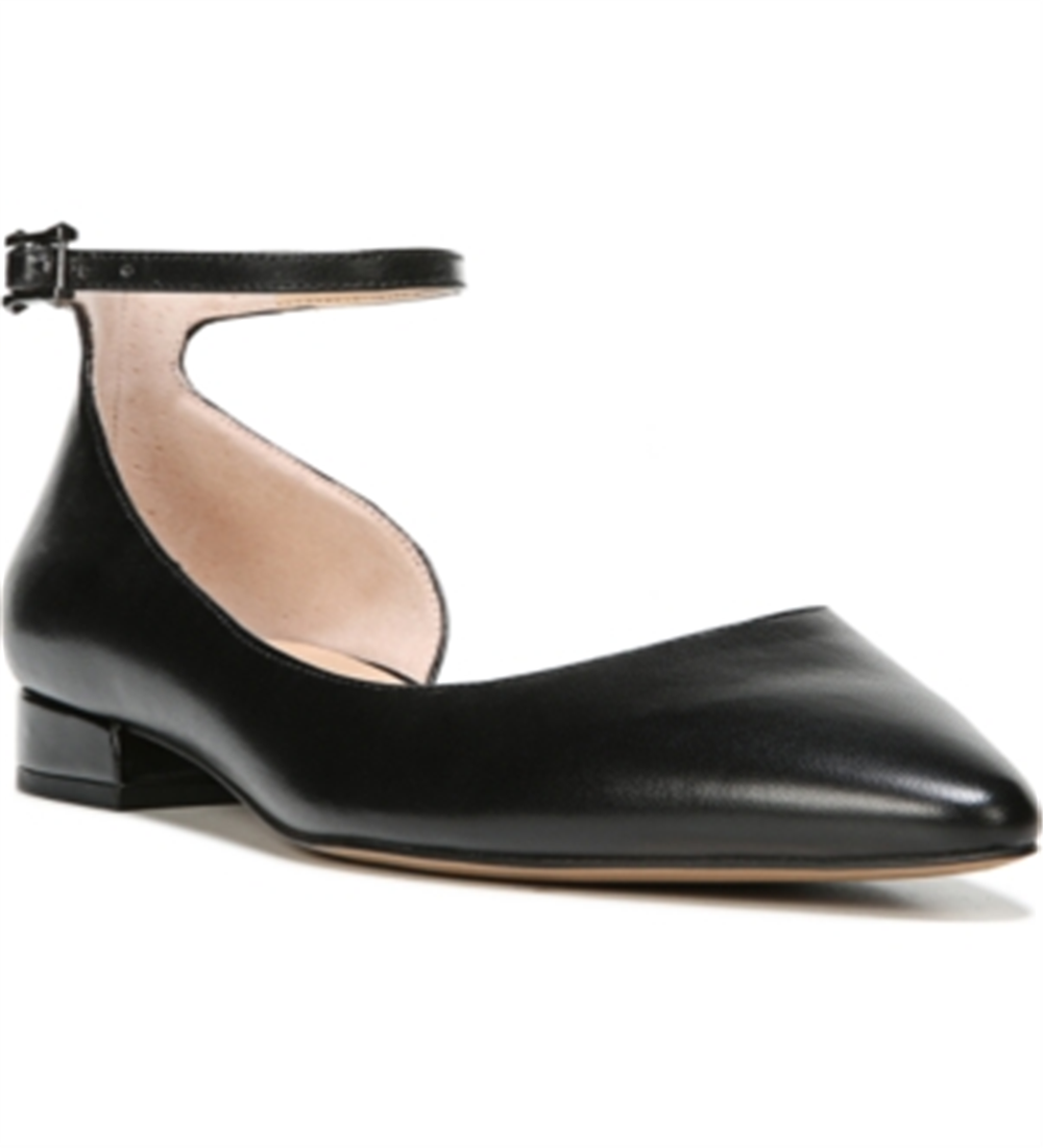 Sapatilhas de bailarina femininas Franco Sarto pretas tamanho 8,5 B