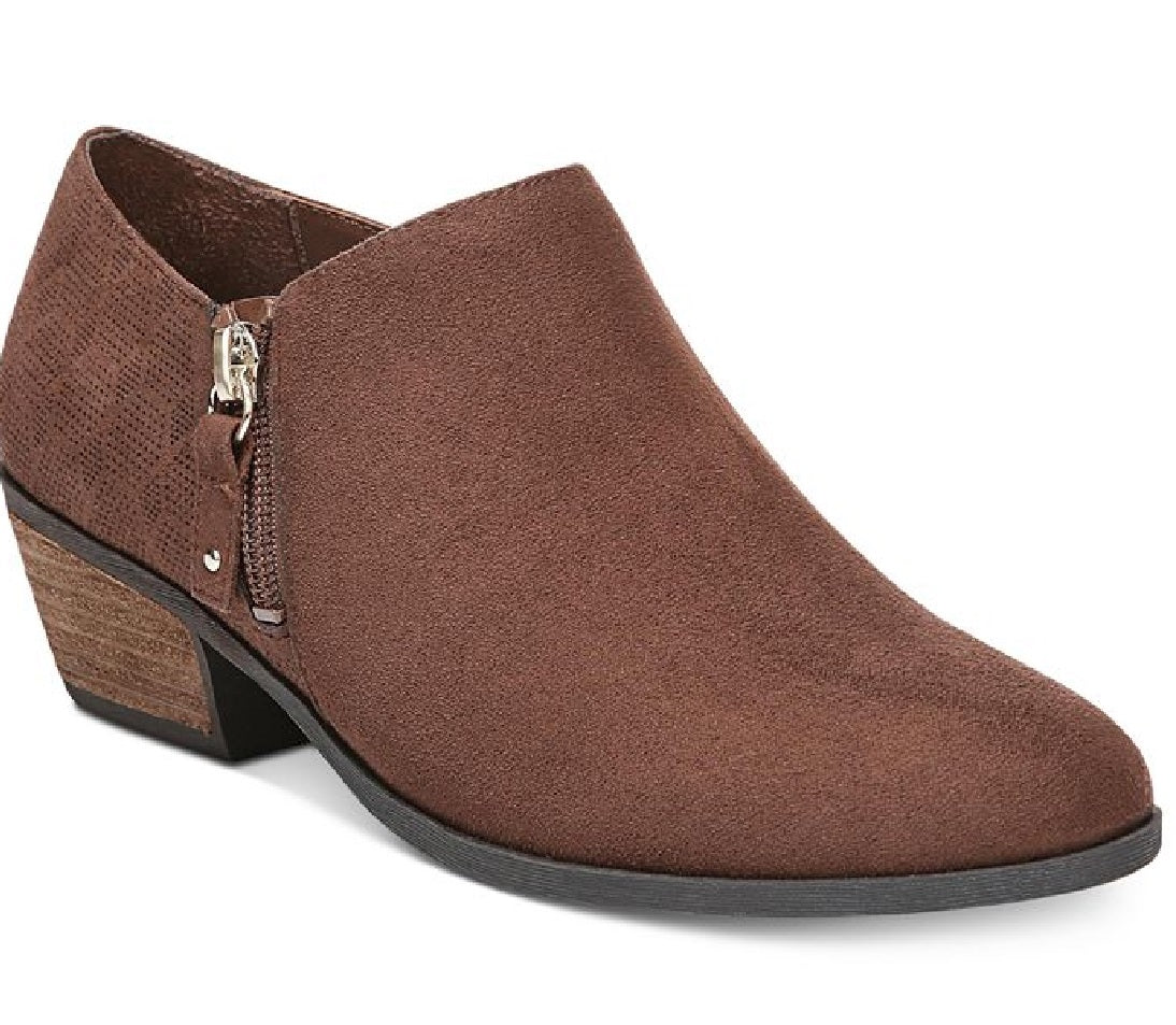 Botas curtas femininas Dr. Scholl's marrom tamanho 11 M