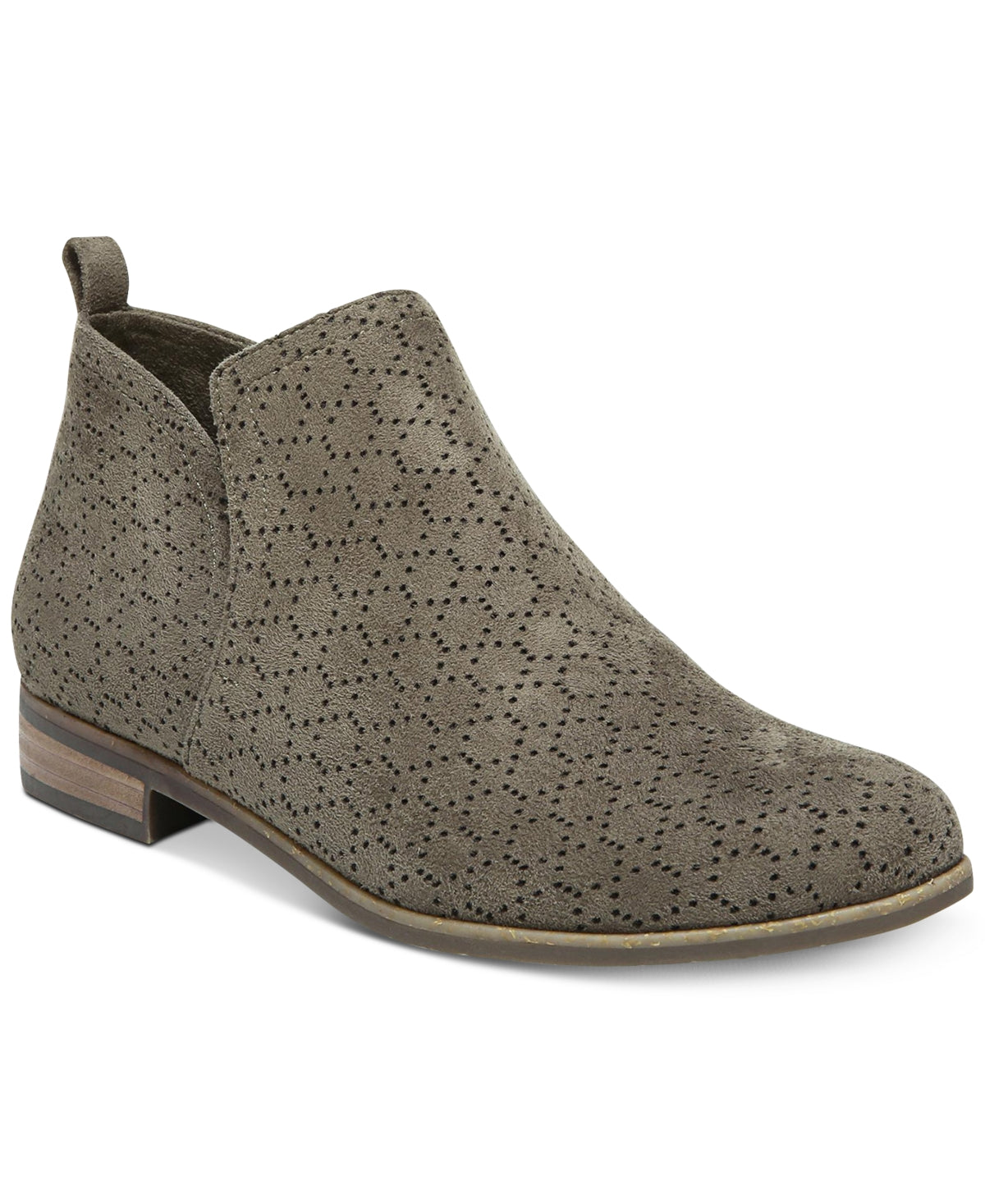 Bota feminina Dr. Scholl's Rate perfurada verde tamanho 6,5 M