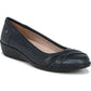 Sapatilhas LifeStride Loyal Ballerina Femininas Pretas Tamanho 9,5N