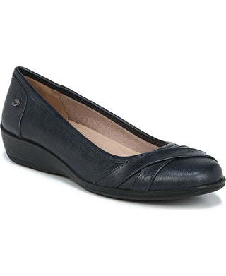 Sapatilhas LifeStride Loyal Ballerina Femininas Pretas Tamanho 9,5N