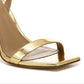 Sandália feminina Sam Edelman Orchid com tira no tornozelo, amarela, tamanho 7 M