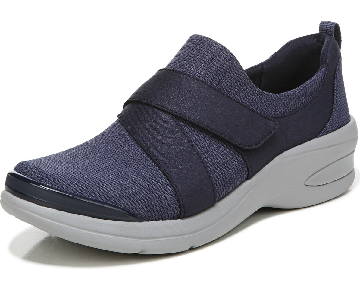 Sapatos Mary Jane Bzees Refresh Laváveis ​​Slip-On Femininos Azul Tamanho 7,5 M