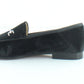 Mocassim feminino Sam Edelman Loraine Apron Toe, preto, tamanho 10 M