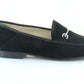 Mocassim feminino Sam Edelman Loraine Apron Toe, preto, tamanho 10 M